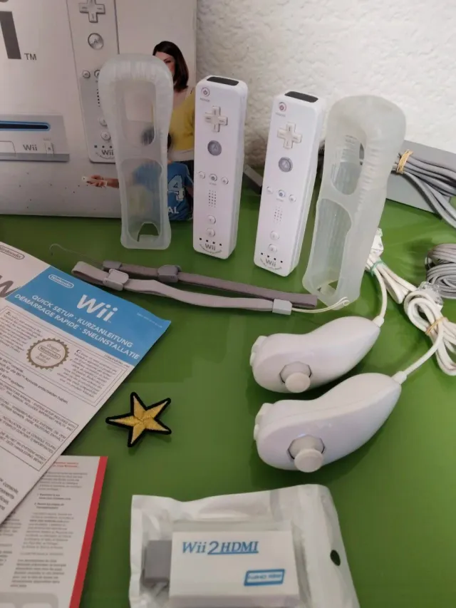 Consola Wii Blanca Edición Family Party