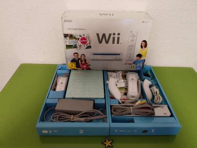 Consola Wii Blanca Edición Family Party