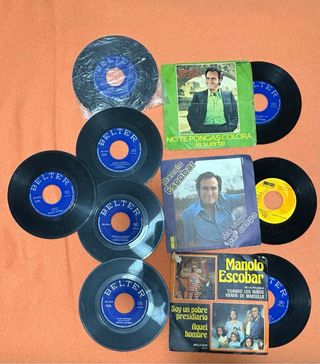 Lote Vinilos 7 Pop Rock Latino Reggae