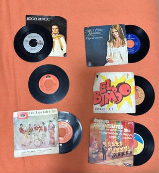 Lote Vinilos 7 Pop Rock Latino Reggae