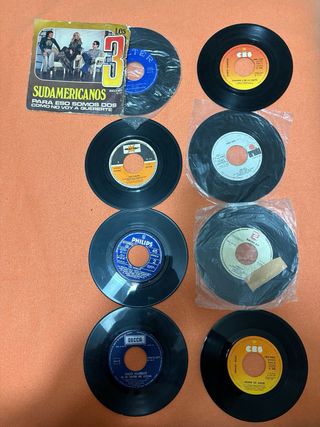Lote Vinilos 7 Pop Rock Latino Reggae