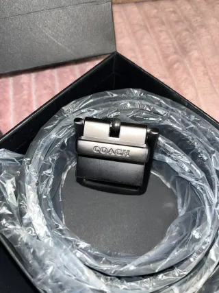 Cinturón y Cartera Coach Negro