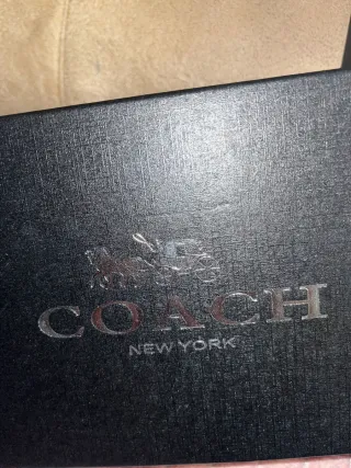 Cinturón y Cartera Coach Negro