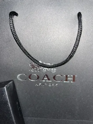 Cinturón y Cartera Coach Negro