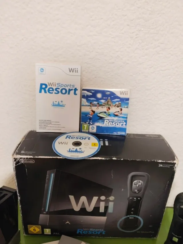 Consola Negra Wii Sports Resort