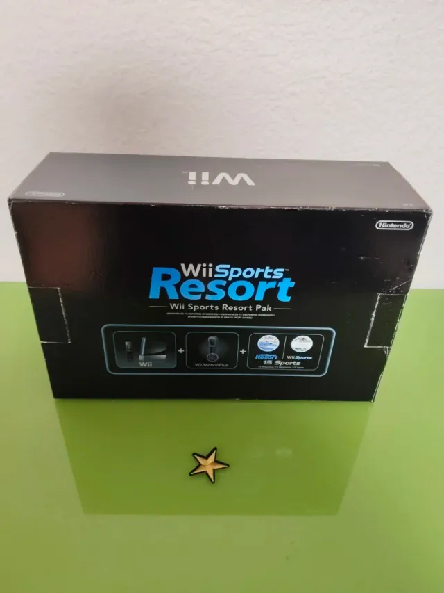 Consola Negra Wii Sports + Wii Sports Resort