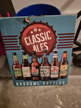 Confezione da 6 bottiglie di birra classiche vuote da 500ml