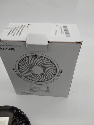 QHUI Mini Ventilador de escritorio, Ventilador de refrigeración personal USB de 3 velocidades con rotación de 360 °, cable USB y