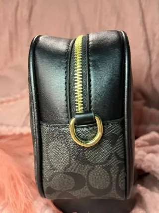 Bolso Coach Negro y Dorado
