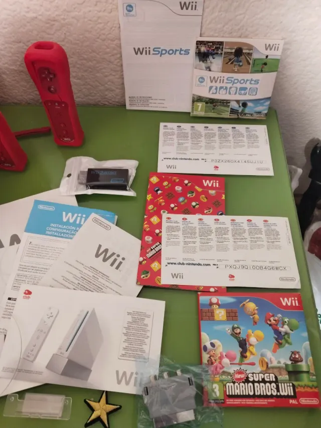 Consola Wii Roja Edición Mario 25° Aniversario