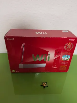 Consola Wii Roja Edición Mario 25° Aniversario