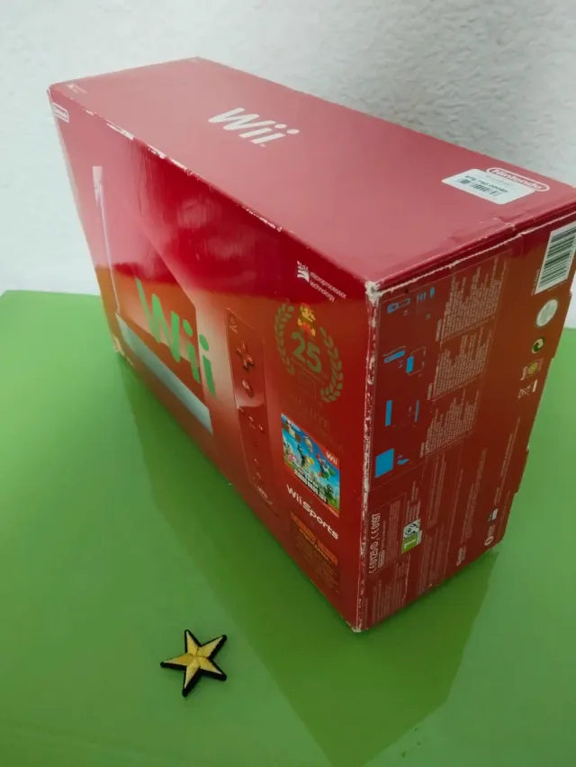 Consola Wii Roja Edición Mario 25° Aniversario