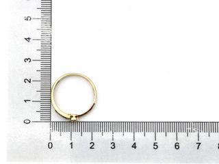 anillo oro 18k con piedra con diamante