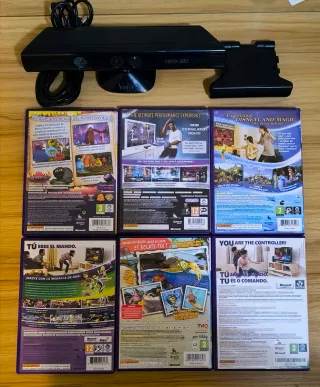 Pack Kinect Xbox 360 + 6 Juegos