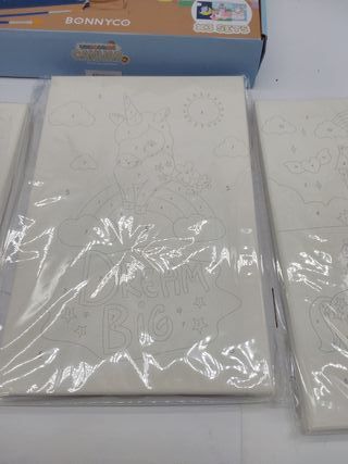 BONNYCO Pintar por Numeros Niños Unicornios, Pack 3 Lienzos Unicornios para Niñas, Kit Manualidades Niños, Juguetes y Regalos Ni
