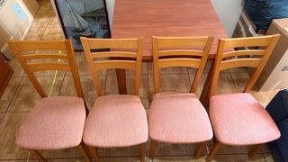 Juego de 4 sillas de comedor