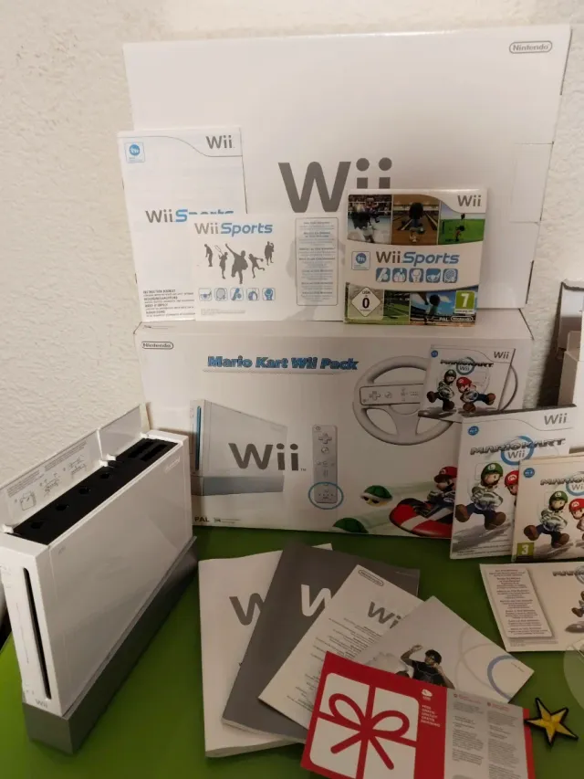 Consola Wii Blanca Edición Mario Kart