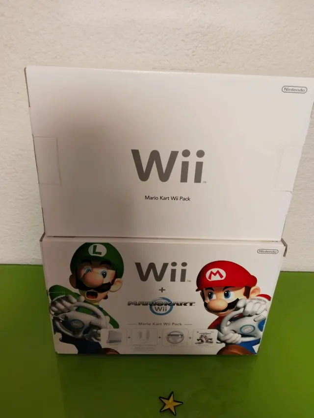 Consola Wii Blanca Edición Mario Kart
