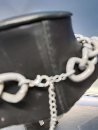 5 collares, colgantes diferentes, con material reciclado y cadena, observa las fotos