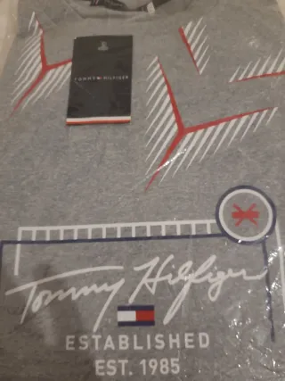 Sudadera Tommy Hilfiger Gris XXL Nueva c/ Etiqueta
