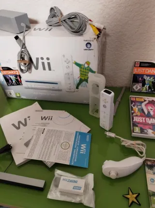 Consola Wii Blanca Edición Just Dance 2