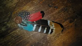 Tocado de plumas naturales para el pelo, gorro