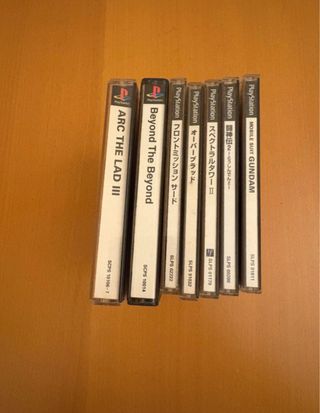 Lot 7 PS1 Videogames JP