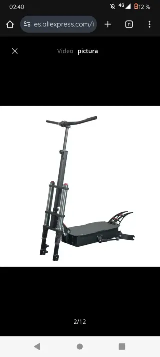 Patinete eléctrico todoterreno potente Proyecto