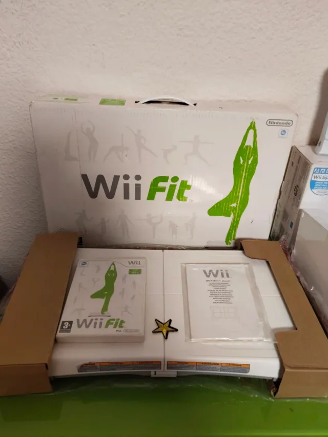 Consola Blanca Wii Sports+Tabla Equilibrio Wii Fit