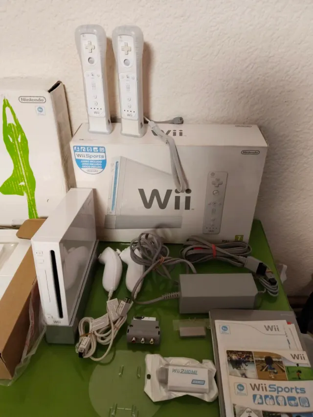 Consola Blanca Wii Sports+Tabla Equilibrio Wii Fit