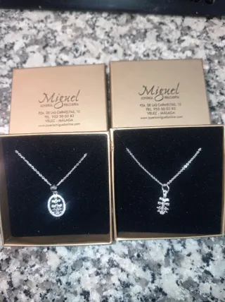Cadenas de plata fina Miguel