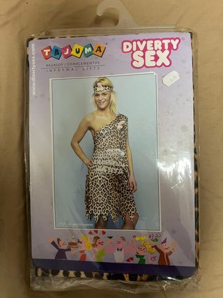 Disfraz Cavernícola Sexy Mujer Talla Única
