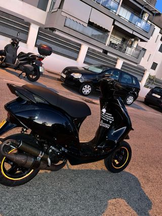 Zip Sp Agua 74 Top Negro