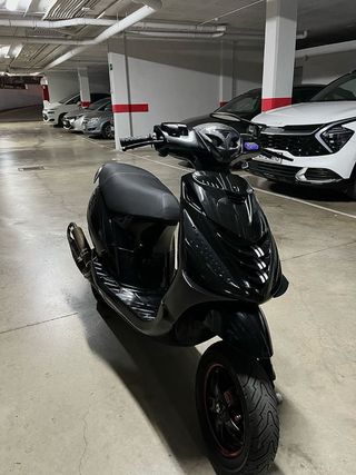 Zip Sp Agua 74 Top Negro