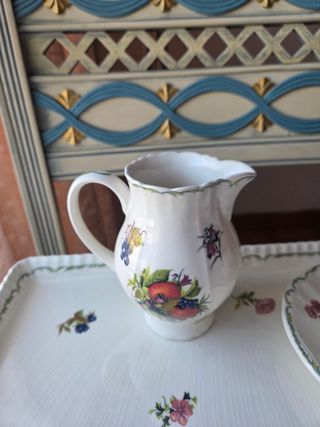 Juego de té/café San Claudio - Flores y Frutas