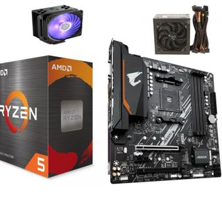 Pack procesador + placa base + disipador + PSU