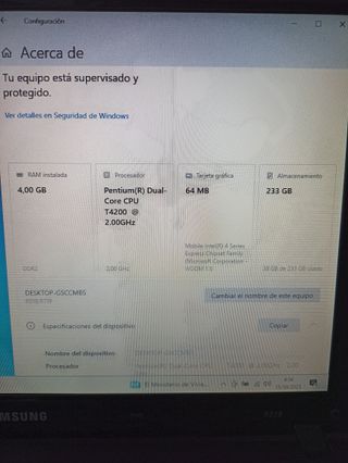 Portátil Samsung NP300E5A