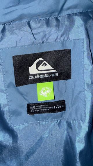 Chaqueta acolchada azul Quiksilver