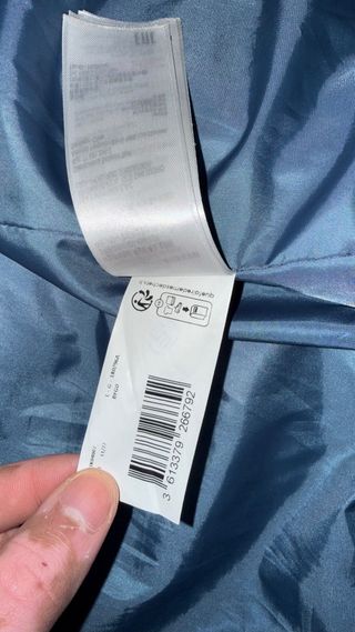 Chaqueta acolchada azul Quiksilver