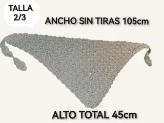 ANDREA TOQUILLA ENCARGO Crochet 100% a mano. T2/3a