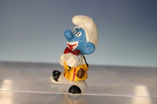 Figura PVC. Pitufo payaso. Los Pitufos .