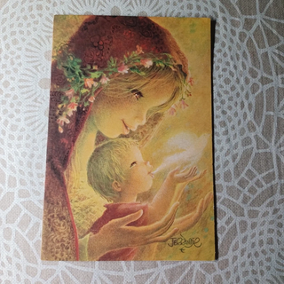 6 Postales con ilustraciones de Vírgenes Ferrandiz