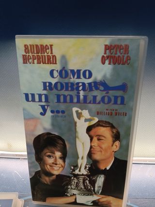 4 PELICULAS VHS románticas, Audrey Hepburn