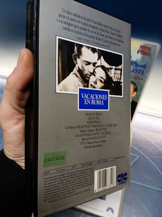 4 PELICULAS VHS románticas, Audrey Hepburn