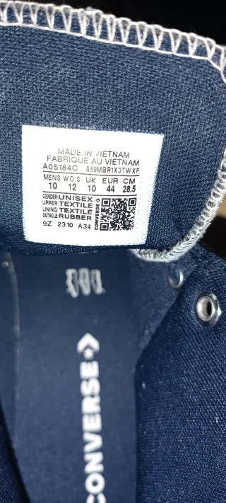 Converse All Star Denim Azul Talla 44