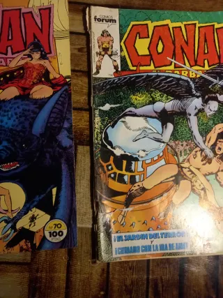 LOTE CONAN FORUM 1984( 4 NÚMS)