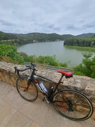 Bicicleta da strada BMC GF02 Nero/Rosso