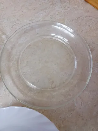 Lote 10 Platos Vintage Cristal y Porcelana