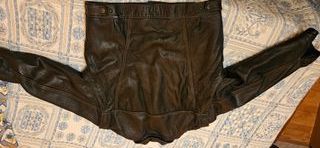 Cazadora Piel Negra Estilo Vaquero