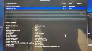 MacBook Pro 15” con Touch Bar – i7/16 GB RAM/512GB